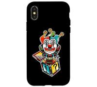 Jack in The Box Clown Jester Spooky Creepy Coque pour iPhone X/XS