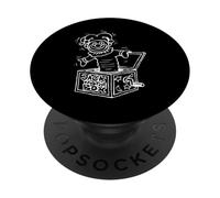 Jack in The Box Toy Uniforme d'employé de garderie PopSockets PopGrip Adhésif