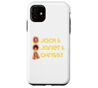 Jack & Janet & Chrissy Three's Company Roommate Faces Retro Coque pour iPhone 11