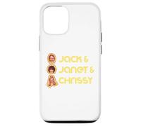 Jack & Janet & Chrissy Three's Company Roommate Faces Retro Coque pour iPhone 12/12 Pro