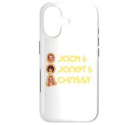 Jack & Janet & Chrissy Three's Company Roommate Faces Retro Coque pour iPhone 17