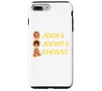Jack & Janet & Chrissy Three's Company Roommate Faces Retro Coque pour iPhone 7 Plus/8 Plus