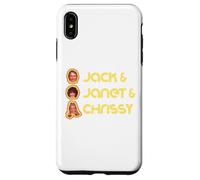 Jack & Janet & Chrissy Three's Company Roommate Faces Retro Coque pour iPhone XS Max