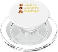 Jack & Janet & Chrissy Three's Company Roommate Faces Retro PopSockets PopGrip pour MagSafe
