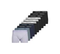JACK & JONES 10 Pack Jacvesterbro Solid Trunks Lot de 10 Boxers, Ocean Cavern, L Hommes