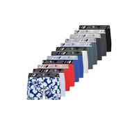 JACK & JONES 12 Pack Jachawaii Style Trunks Lot de 12 Boxers, Beaucoup Blue, XL Hommes