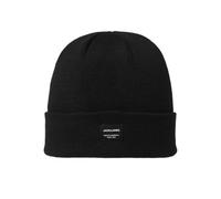 JACK & JONES Bonnet 'DNA' noir / blanc, Taille 55-60