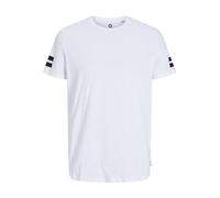 JACK & JONES 12116021 - T-Shirt - Homme - Blanc (White) - XX-Large (Taille Fabricant: XXL)