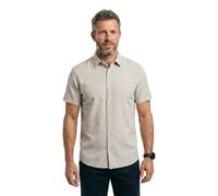 Jack & Jones 12294285 Linen Plus Size Short Sleeve Shirt Beige 6XL / Regular Homme