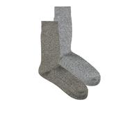 JACK & JONES 2 Pack Jac Premium Socks Lot de 2 Paires de Chaussettes Noos, Doublure argentée, Taille Unique Hommes