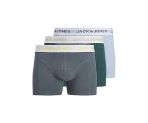 JACK & JONES 3 Pack Jacdean Solid Trunks Lot de 3, tempête, Hommes