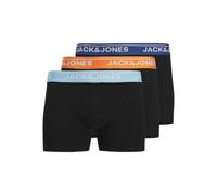 JACK & JONES 3 Pack Jactheodore Solid Trunks JNR Sn Lot de 3, Noir, Numeric_152 Hommes