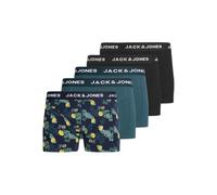 JACK & JONES 5 Pack Jacjake Lemon Trunks Lot de 5 Boxers, Noir, x Hommes