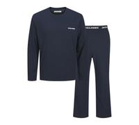 JACK & JONES and Set W Jaceverest Ls Tee & Pants Ensemble W, Blazer Bleu Marine, M (Lot de 2) Hommes