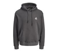 JACK & JONES Back Print Hood Jcoflare Sweat à Capuche avec imprimé Photo arrière, Gris foncé, XXL Homme