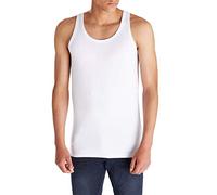 JACK & JONES Basic - Débardeur - Uni - Col Ras du Cou - sans Manche - Homme - Blanc (White) - Medium (Taille Fabricant: M)