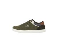 JACK & JONES Baskets basses bleu denim / cognac / olive, Taille 41
