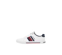 JACK & JONES Baskets basses 'Gorgon' bleu marine / rouge / blanc, Taille 43