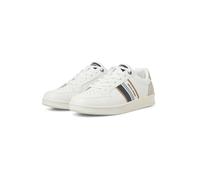 JACK & JONES Baskets basses 'JFWDAXON' mastic / bleu marine / caramel / blanc, Taille 43