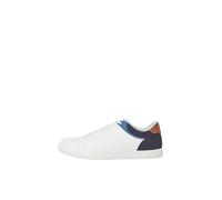 JACK & JONES Baskets basses 'Jordan' bleu marine / bleu denim / umbra / blanc, Taille 41
