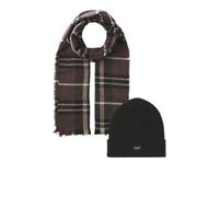 JACK & JONES Beanie and Scarf Giftbox Jacfrost DNA Bonnet et écharpe Boîte Cadeau, Acajou, Taille Unique Hommes