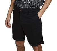 JACK & JONES JJIBOWIE JJSHORTS Solid SA STS Shorts, Noir, XXL Homme
