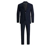 JACK & JONES Blazer croisé et Pantalon de Tailleur JPRFRANCO Costumes Super Slim Fit Black 46 Black 46