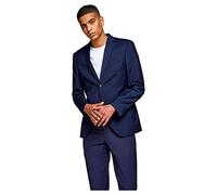 JACK & JONES Blazer pour Homme à Simple Boutonnage Super Slim Fit, Bleu médiéval, 52