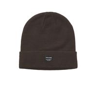 JACK & JONES Bonnet 'DNA' anthracite / blanc cassé, Taille 55-60