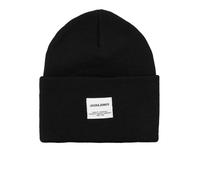 JACK & JONES Jaclong Knit Beanie, Bonnet Homme, Noir (Black), Taille Unique