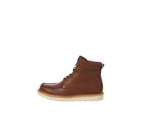 JACK & JONES Bottines à lacets Jfwarchway Pu Moc pour homme, cognac, 44 EU