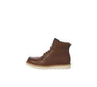 JACK & JONES Bottines à lacets Jfwarchway Pu Moc pour homme, cognac, 41 EU