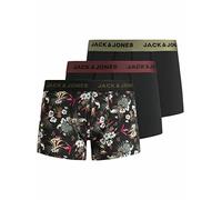 JACK & JONES JACFLOWER Micro Fiber 3 Pack Caleon Boxeur, Noir, XXL Homme