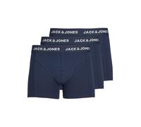 JACK & JONES Boxers 'Anthony' bleu foncé / blanc, Taille XXL