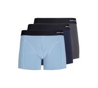 JACK & JONES Boxers bleu marine / bleu clair / gris, Taille XXL
