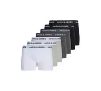 Jack & Jones Solid Boxers 7 Units Blanc M Homme