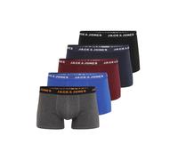JACK & JONES Boxers 'JACBlack Friday' marine / gris foncé / rouge carmin / noir, Taille XL