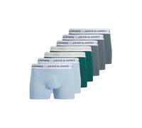 JACK & JONES Boxers 'JACDean' bleu clair / gris basalte / émeraude, Taille XS