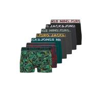 JACK & JONES Boxers 'JACKENDRIC' bleu marine / gris foncé / émeraude / noir, Taille S