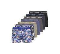 JACK & JONES Boxers 'JACMason' bleu / gris / olive / noir / blanc, Taille S