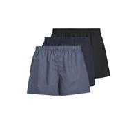JACK & JONES Woven 3 Pack Jacmilano Lot de 3 Boxers tissés Noos, Bleu foncé, Hommes
