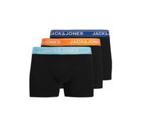 JACK & JONES Boxers 'JACTheodore' bleu clair / bleu foncé / orange / noir, Taille L