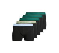 JACK & JONES Boxers 'JACWesley' bleu clair / kaki / vert foncé / noir, Taille L