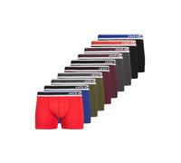 JACK & JONES Boxers 'Jimmy' bleu / gris foncé / olive / bordeaux / rouge sang / noir, Taille L