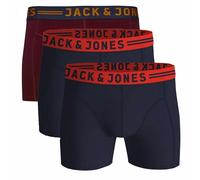 Jack & Jones Boxers Homme Lichfield Pack de 3 Bordeaux Taille S