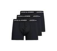 JACK&JONES ACCESSORIES Jacbase Microfiber Trunks 3-Pack Noos Caleon Boxeur, Noir, XL Homme