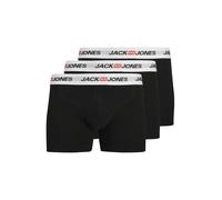 JACK & JONES Boxers 'Oliver' rouge / noir / blanc, Taille M