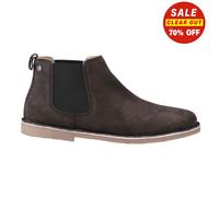 Jack & Jones Bravo Hommes Daim Mode Designer Décontracté Bottes Chelsea Noir