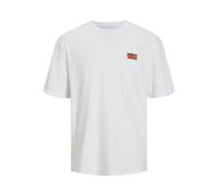 Jack & Jones Canon Wide Fit Tee Blanc