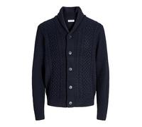 JACK & JONES Cardigan en Maille | Regular Fit, Uni, Manches longues, Casual, Température maximale 30°C programme doux